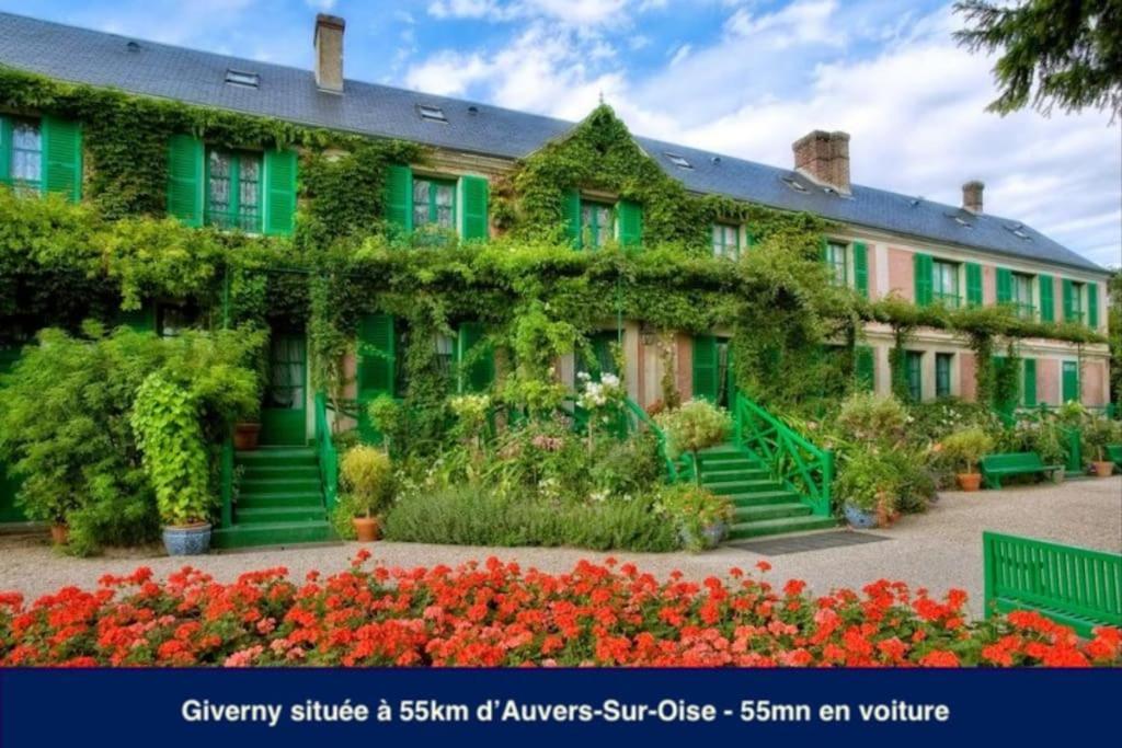 Amman Studio Avec Terrasse Au Coeur Du Village Impressionniste Auvers-sur-Oise Bagian luar foto